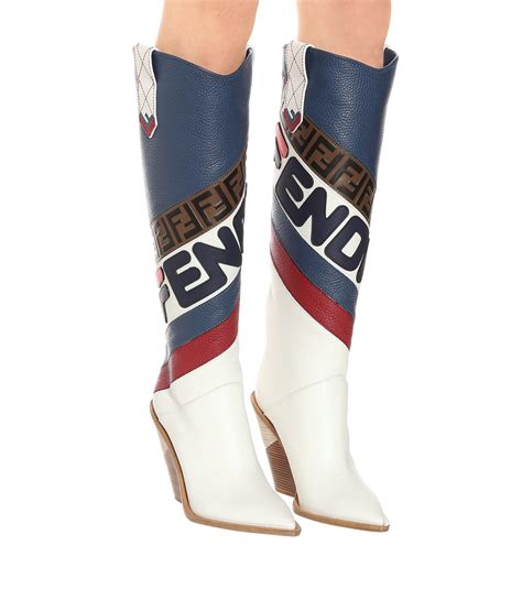 fendi leather shoes|Fendi cowboy boots sale.